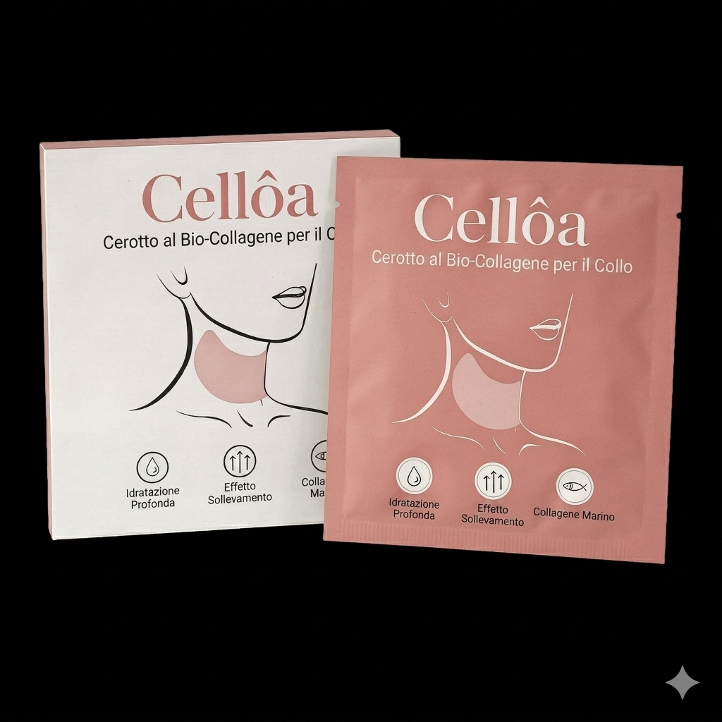 Cellòa Lift™ - Cerotti al Bio-Collagene per il Collo