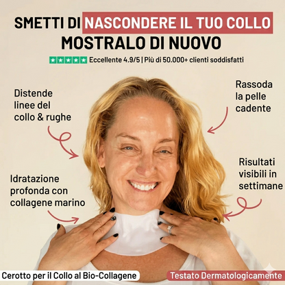 Cellòa Lift™ - Cerotti al Bio-Collagene per il Collo